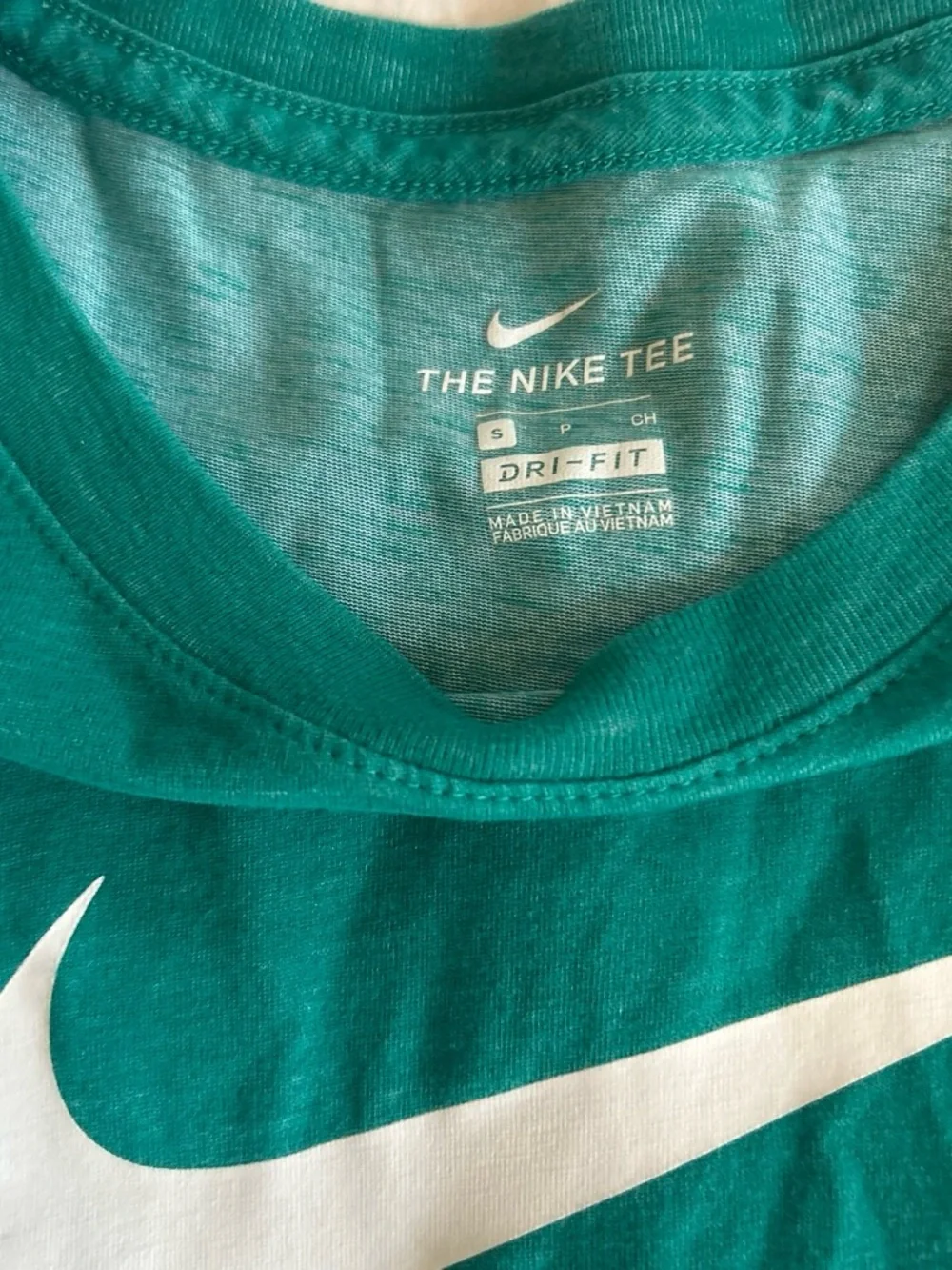 Nike Teal Crewneck Tee with White Swoosh